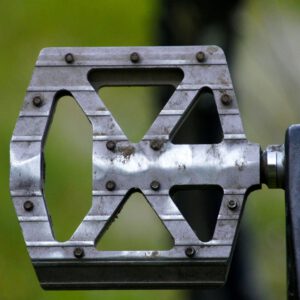 Gray Metal Bike Pedal